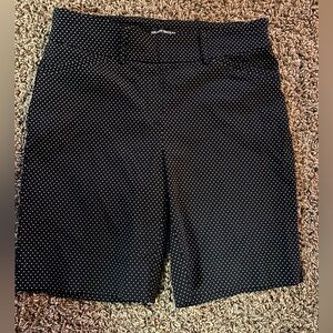 Rockabilly Punk Black Polka Dot Shorts size Medium